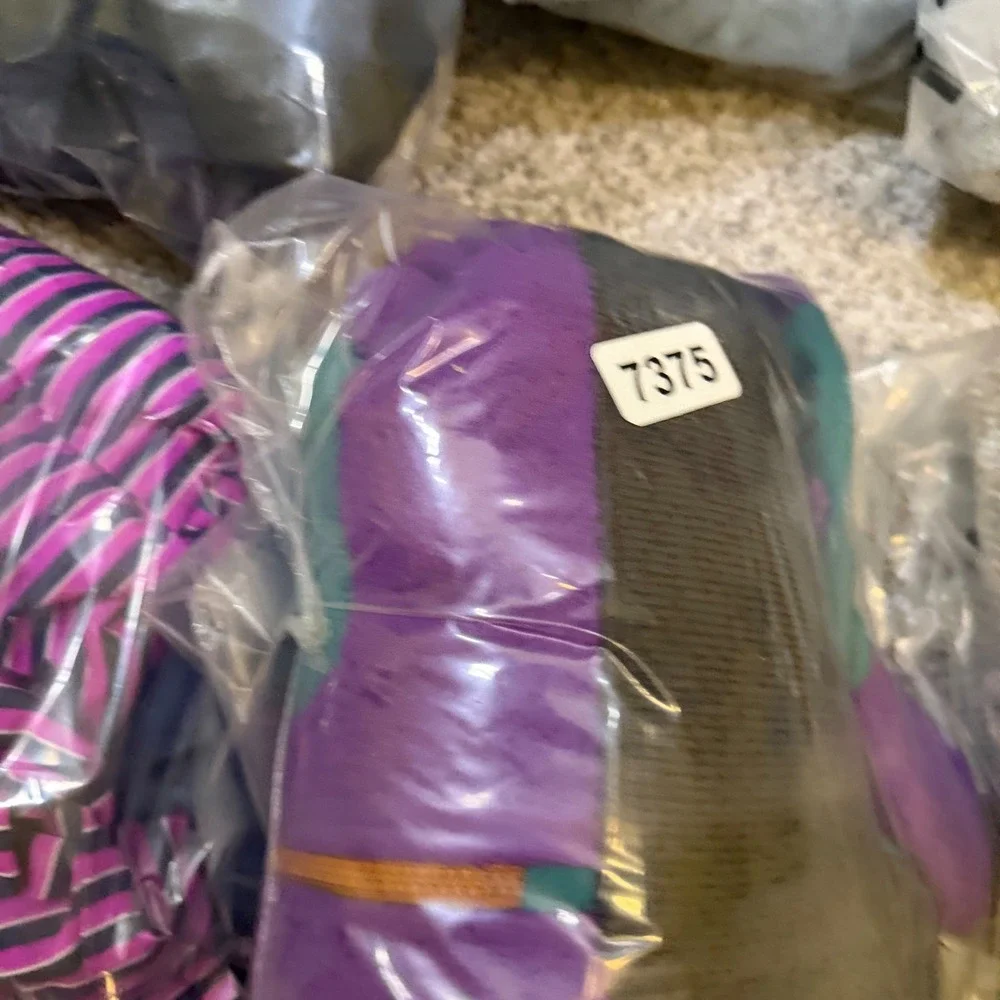 LL Bean Mountain Classic Fleece Pullover Purple Charcoal‎ Colorblock XS Regular